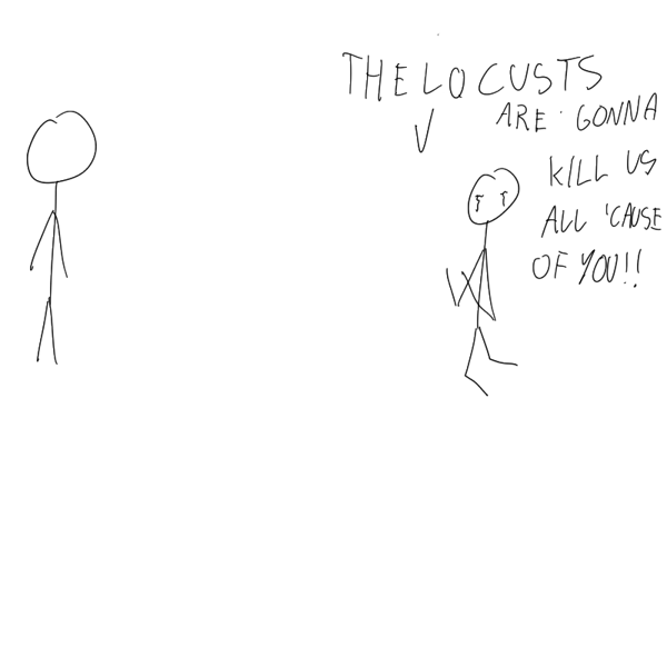 The Locusts Are Coming panel 4