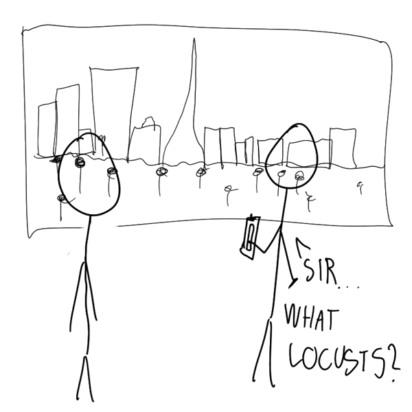 The Locusts Are Coming panel 6